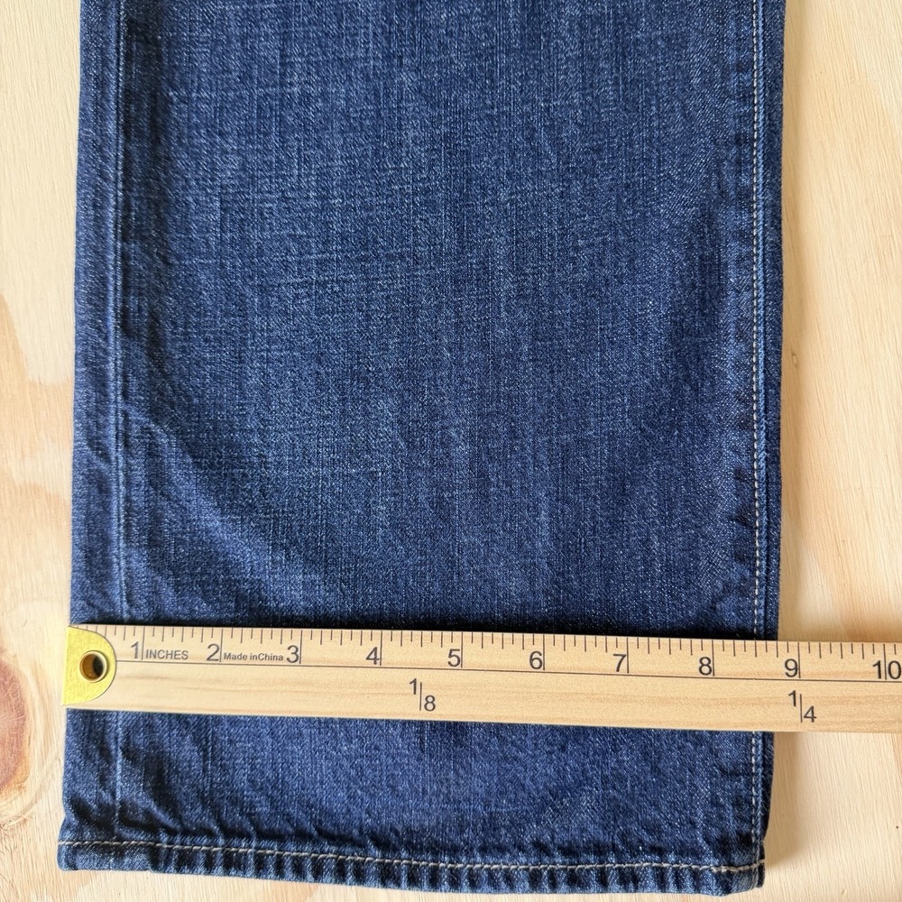 Hugo Boss Jeans Mens 34x34 Blue Jacksons Straight Leg 100% Cotton Dark Wash - Picture 5 of 8